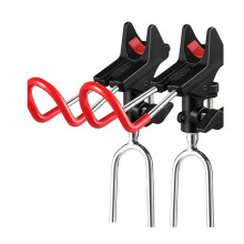 Suporte para Vara de Pesca (2 Unidades) - Suporte para Vara de Pesca Ajustável em 360 Graus, Ideal para Margem, Praia e Como Presente para Homens.