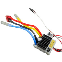 Moteur à Balais Bidirectionnel 60 A ESC Contrôleur de Vitesse Électronique 2-3S, Connecteur en T pour Mise à Niveau de Modèles RC 1/16 et 1/10