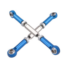 2Pcs Metal Adjustable Steering Linkage Servo Link Pull Rod for  Slash 4X4 5807 HQ727 1/10 RC Car Upgraded Parts,3