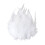100pcs Plumage for Hat Making Jewelry Embellishment-White 1
