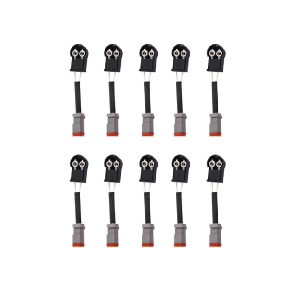 10 Pcs 455-73803682 3071626 For Cumminss Ism11 Qsm11 Engine M11 Common Rail Injector Plug Cable Connector 4711465593827