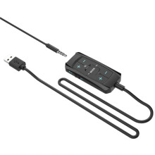 Externt USB-Ljudkort 7.1-Kanalig 3D-Ljudadapter 3,5 mm Spelheadset Hörlurar Ersättning för Stationär Dator Bärbar Dator