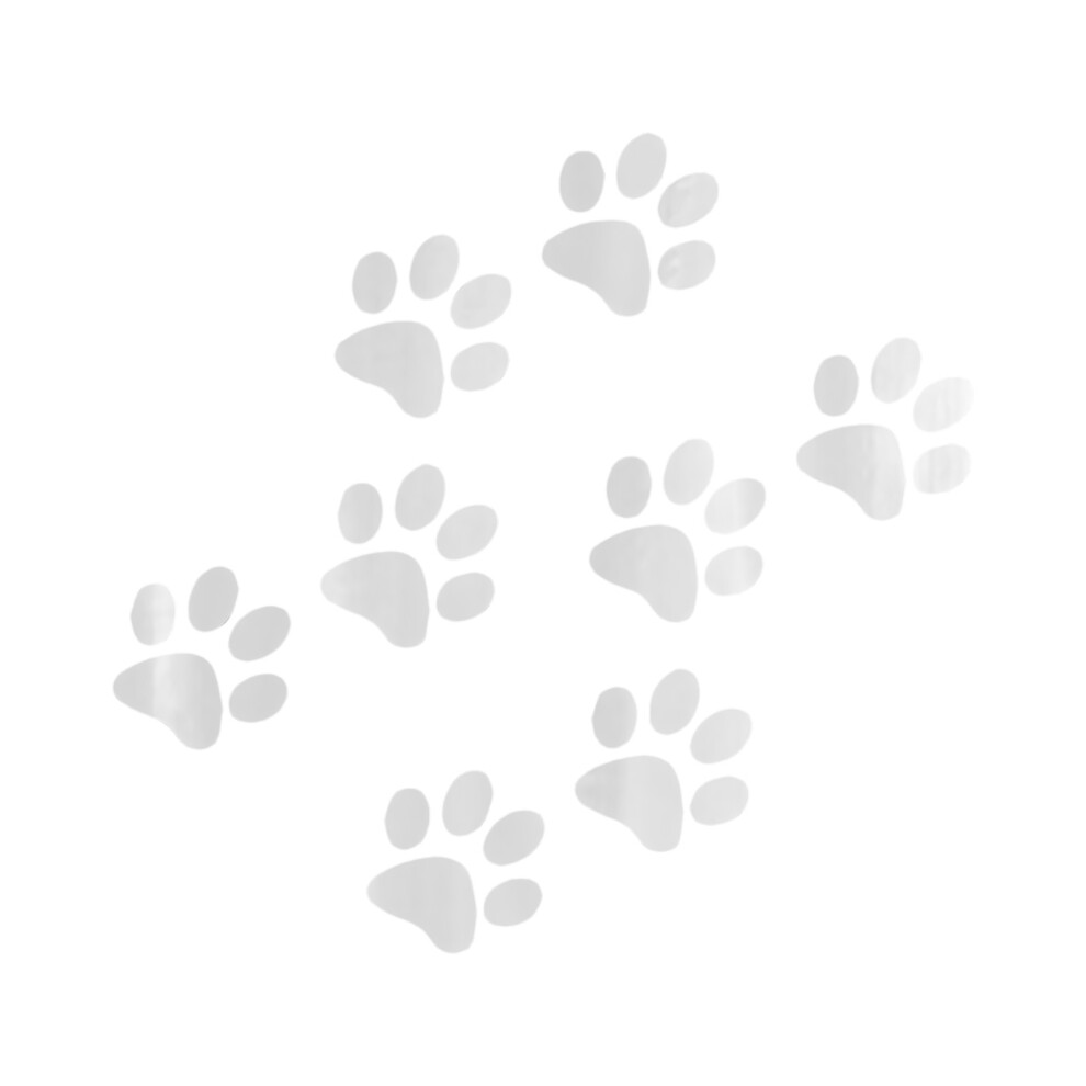 8Pcs Cute Cats Paws Car Stickers Strong Pet Material For- White 7627001587571