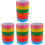 24Rolls Rainbow Paper Tape Set for Home Scrapbooking and Gift Wrapping 1