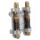 3X Guitar Brass Double Tremolo Bridge Stabilizer Stopper Stabilizing Device Arming Adjuster Tremsetter ESP Style 3