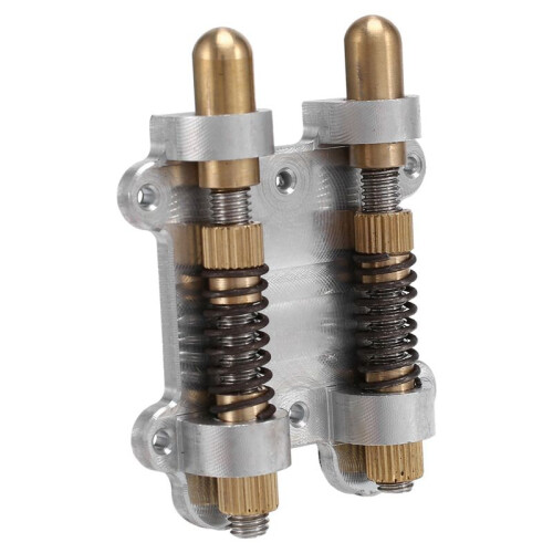 3X Guitar Brass Double Tremolo Bridge Stabilizer Stopper Stabilizing Device Arming Adjuster Tremsetter ESP Style 2