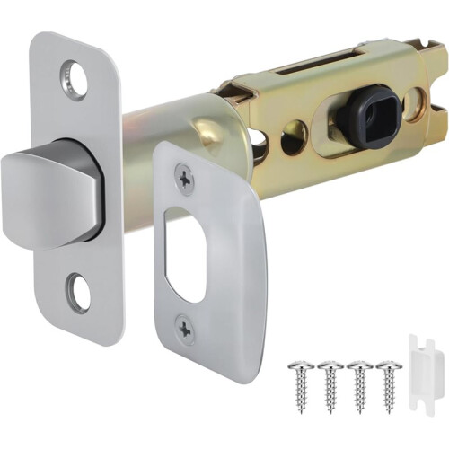 1 Pack Door- Replacement, 8mm  Spindle Hole, 45Turning Angle, 2-3/8'' or 2-3/4'' Backset Door Deadlatch