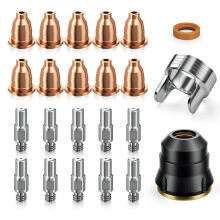 Kit de Bicos de Goivagem A Plasma IPT60 para CUT60 (Sem ) e CUT55 MP, Conjunto de 23 Peças