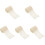 5Rolls Delicate Beige Lace Trim for Sewing Clothes and DIY Projects 1