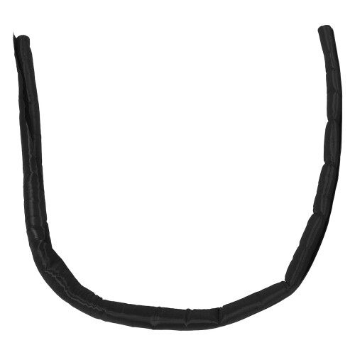 2M Selbstwickelnde Kabelummantelung Schwarz, Polyester Spiralschlauch
