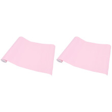 2Rollen Rosa PVC Wandappliqué Abnehmbar Leicht Zu Reinigen