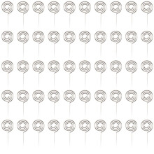 50 X Alambres de Metal Titular de La Tarjeta de Visita Memo Foto Imagen Papel Nota Clip de Soporte Diy Home Office Supplies, Round