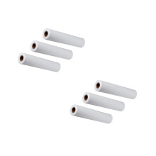6 Umweltfreundliches Zeichenpapier Weiß Malpapier Rolle