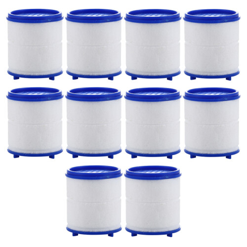 10Stk Haushalts Badefilter Duschkopf Ersatz Filter PP Baumwolle Weiß