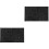 2Rolls Black PVC Decorative Window Film Static Cling Privacy Sticker 1