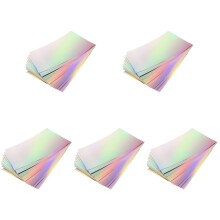 50Sheets Assorted Holographic Craft Paper for DIY Cards and Decoration