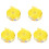 5Rolls Yellow Easter Ribbon for Spring Decor and Gift Wrapping Crafts 1