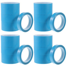 10Rolls Sky-Blue Masking Tape Pet Auto Paint and Model Use