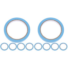 10Rolls Lightweight Blue Masking Tape Paper Tape for Home Crafting
