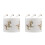 8Rolls Goldene Danksagungsaufkleber Transparent Selbstklebend 1