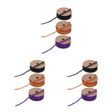 9Rolls Assorted Color Halloween Tinsel Garland for Festive Home Decor