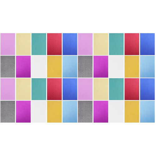 80Sheets Assorted Glitter Paperboard DIY Cardstock for School Projects