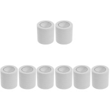 8Rolls White PVC Flexible Skirting Board Adhesive Molding Wall Strip