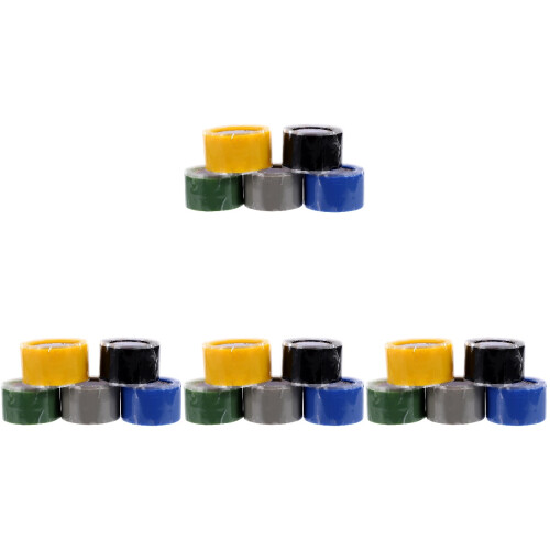 20Rolls Assorted Color Silicone Kayak Paddle Grip Tape Easy Install