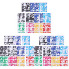 30Sheets Stick on Letters and Number Stickers for Crafting and Signs
