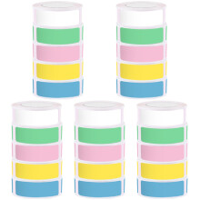 25Rolls Colored Thermal Labels Self Adhesive Printer Paper Stickers