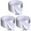 3Rouleaux Ruban Aluminium Argenté Adhésif Usage Décoratif 1