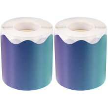 2Rollen Blaue Border Sticker Für Schule, Party Und Kindergarten