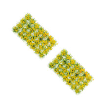 2Boxes Resin Miniature Plant Tuft Yellow for Tabletop Game Terrain