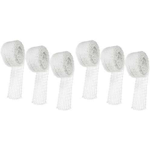 6Rolls White Cooking String Netting for Beef, Ham, Sausage