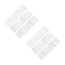 12Sheets Durable Letter Number Stickers for Scrapbooking