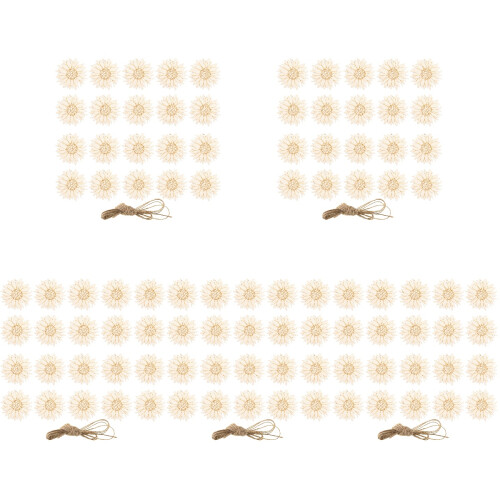 10Sets Unfertige Holzblumen Mit Farbenfrohem Design Für DIY