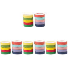 40Rolls Assorted Color Washi Paper Tapes for DIY Scrapbook Crafting
