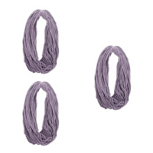 3Rolls Violet Handmade Rope for DIY Tapestries and Decorative Crafts
