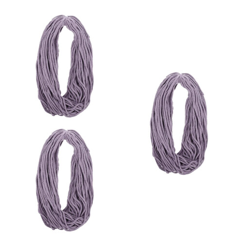 3Rolls Violet Handmade Rope for DIY Tapestries and Decorative Crafts