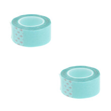 2Rolls Sky-Blue PU Transparent Hair Tape Hair Extension Tape