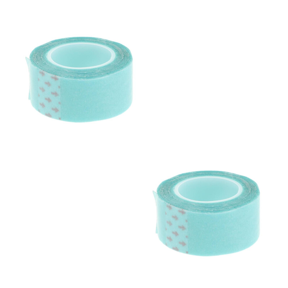 Aboofan Unisex Blue 2Rolls Sky- Pu Transparent Hair Tape Hair Extension Tape