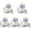 5Rolls Candle Jar Safety Labels Multi Color Removable Warning Stickers 1