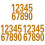 3Sets Reflecterende Nummerstickers Voor En Auto 1