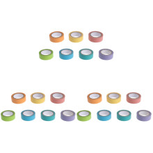 7Rolls Decorative Washi Masking Tape Set Colorful Assorted for DIY