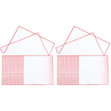 40Sheets Red Craft Wrapping Paper for Floral and Gift Decorations