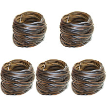 5Rolls Durable Pe Plastic Wicker Repair Supplies for Furniture DIY