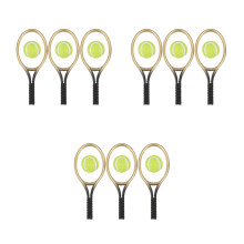9Sets Mini Tennis Racket and Ball Set Plastic Toy for Kids