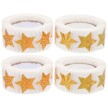 4Rollen Multifunctionele Gouden Sealing Labels Voor Bruiloft En Cadeau