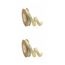 2Rolls Multi Heart Ribbon Roll for Elegant Gift and Party Decor