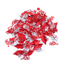 1Zakrood Rood Plastic Confetti Sierlijke Lipvormige Feestversiering
